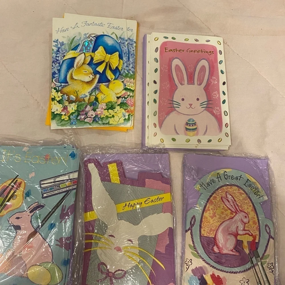 Easter Parade Easter Cards Lot of 5 (DN)